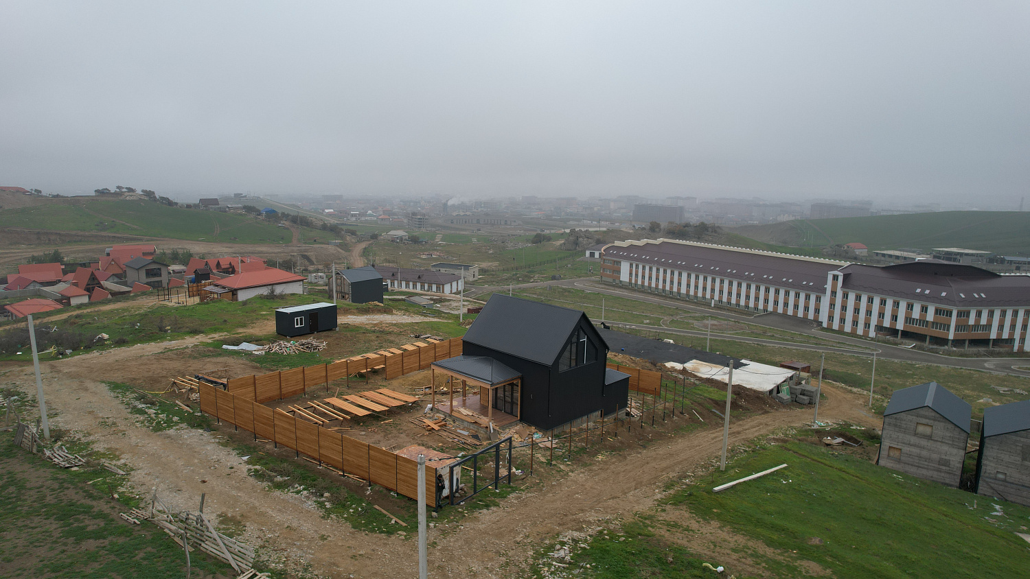 Строительство барнхауса 102 м² в п. Ленинкент