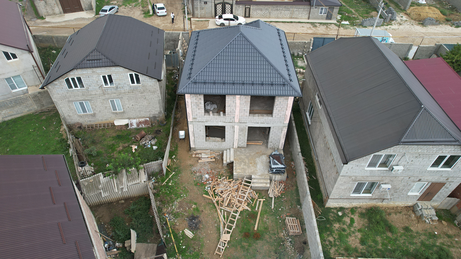 Строительство двухэтажного дома 190 м² в п. Семендер